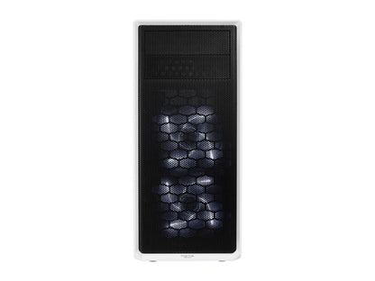 Fractal Design Focus G White ATX Mid Tower Computer Case, FD-CA-FOCUS-WT-W