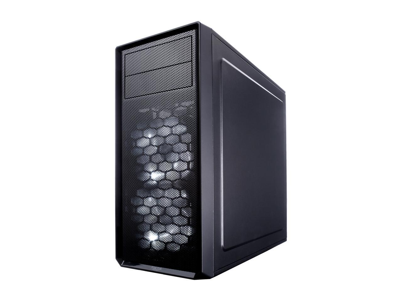 Fractal Design Focus G Black ATX Mid Tower Computer Case, FD-CA-FOCUS-BK-W