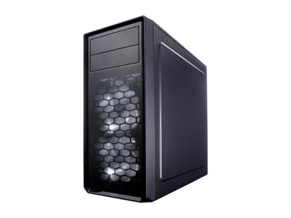Fractal Design Focus G Black ATX Mid Tower Computer Case, FD-CA-FOCUS-BK-W