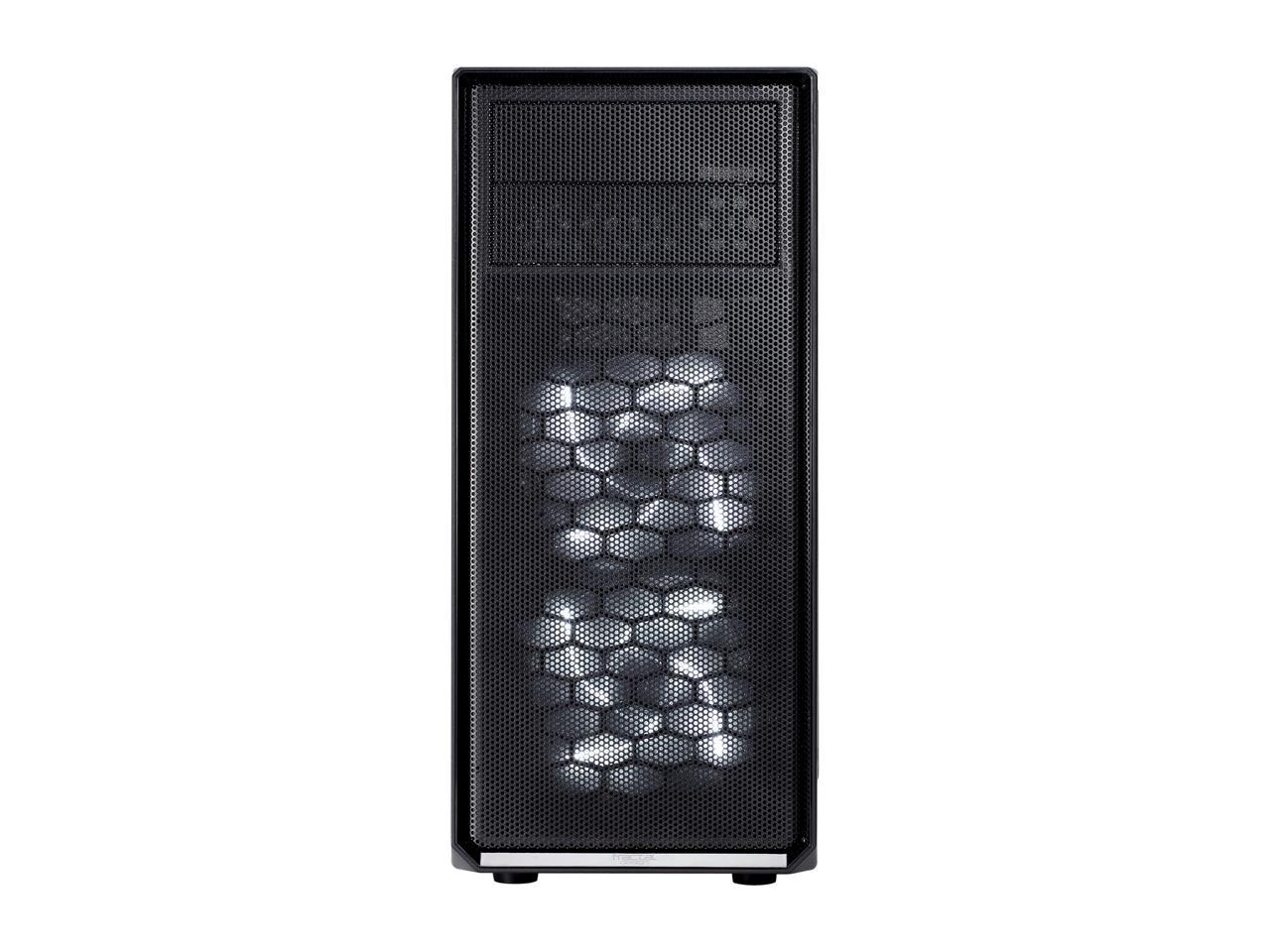 Fractal Design Focus G Black ATX Mid Tower Computer Case, FD-CA-FOCUS-BK-W