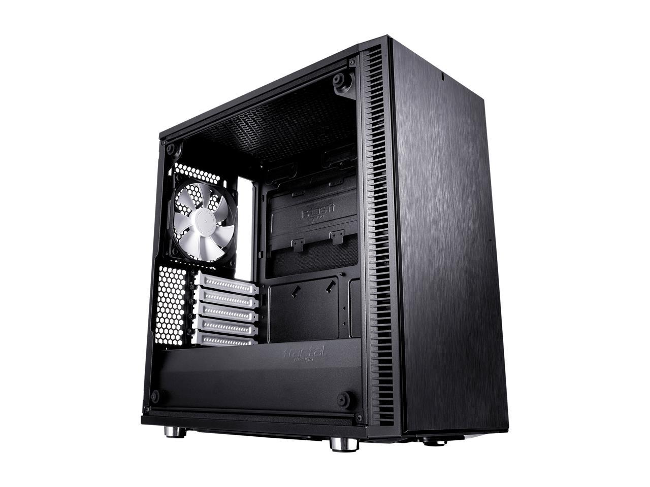 Fractal Design Define Mini C TG Black Tempered Glass Window Silent Compact Micro ATX Mini Tower Computer Case