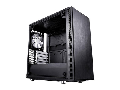 Fractal Design Define Mini C TG Black Tempered Glass Window Silent Compact Micro ATX Mini Tower Computer Case