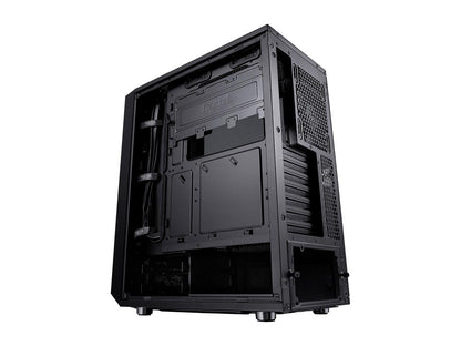 Fractal Design Meshify C Black ATX High-Airflow Compact Dark Tint Tempered Glass Window Mid Tower Computer Case, FD-CA-MESH-C-BKO-TG