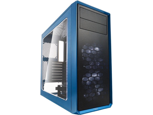 Fractal Design Focus G Petrol Blue ATX Mid Tower Computer Case, FD-CA-FOCUS-BU-W