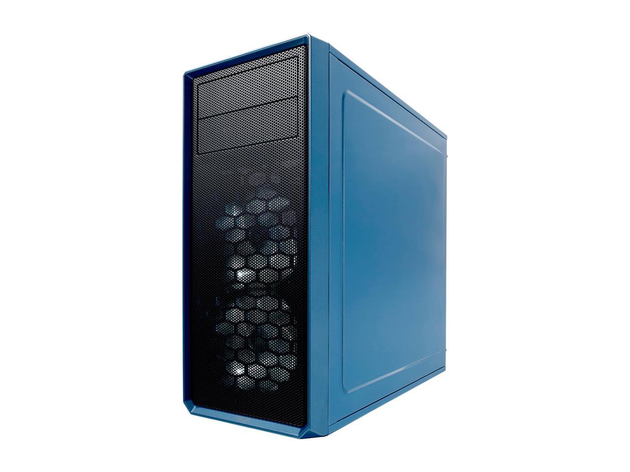 Fractal Design Focus G Petrol Blue ATX Mid Tower Computer Case, FD-CA-FOCUS-BU-W