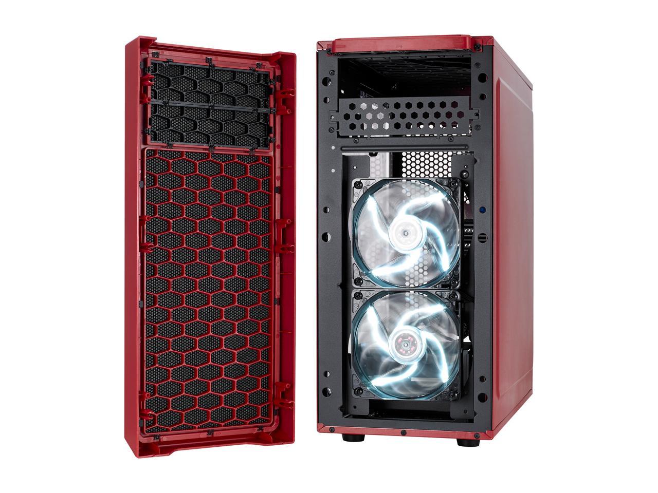 Fractal Design Focus G Mystic Red ATX Mid Tower Computer Case