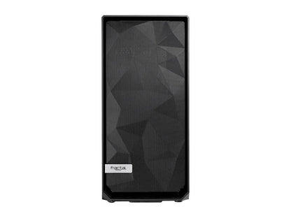 Fractal Design Meshify C Black ATX High-Airflow Compact Mid Tower Computer Case, FD-CA-MESH-C-BKO