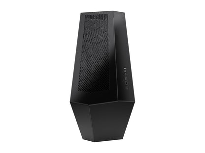 Fractal Design Vector RS Blackout ATX Silent Modular Dark Tint Tempered Glass Window Mid Tower Computer Case with ARGB LED strip and Adjust R1 RGB Controller