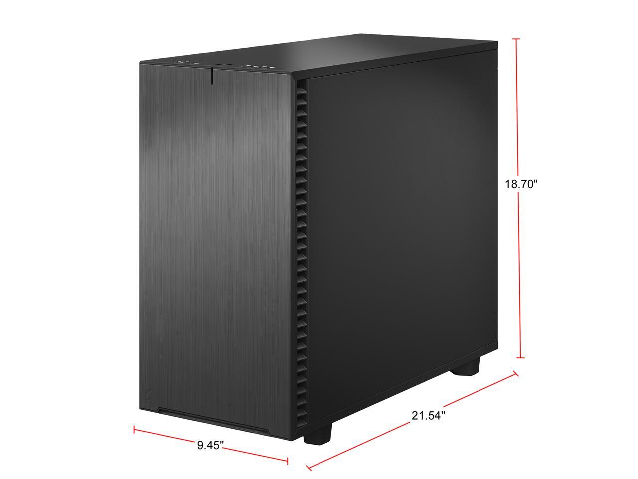 Fractal Design Define 7 Gray Brushed Aluminum / Steel E-ATX Silent Modular Mid Tower Computer Case