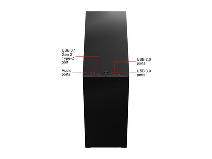 Fractal Design Define 7 XL Black Brushed Aluminum / Steel E-ATX Silent Modular Full Tower Computer Case