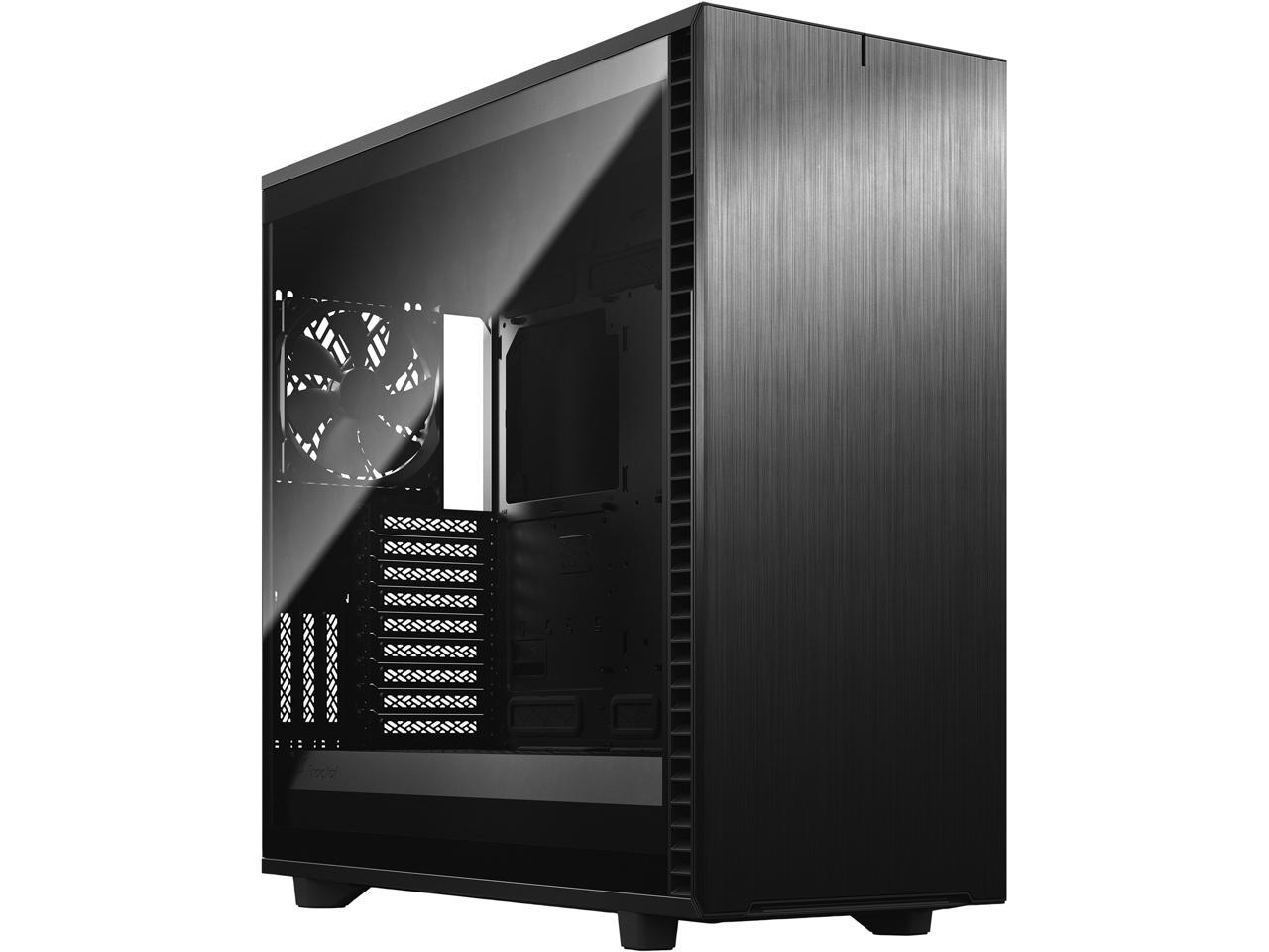Fractal Design Define 7 XL Black Brushed Aluminum / Steel E-ATX Silent Modular Tempered Glass Window Full Tower Computer Case