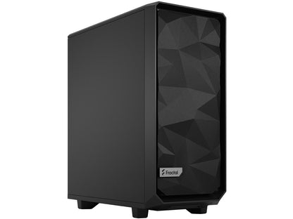 Fractal Design Meshify 2 Compact Black ATX Flexible High-Airflow Mid Tower Computer Case, FD-C-MES2C-01