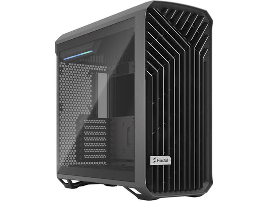 Fractal Design Torrent Gray E-ATX Tempered Glass Window High-Airflow Mid Tower Computer Case