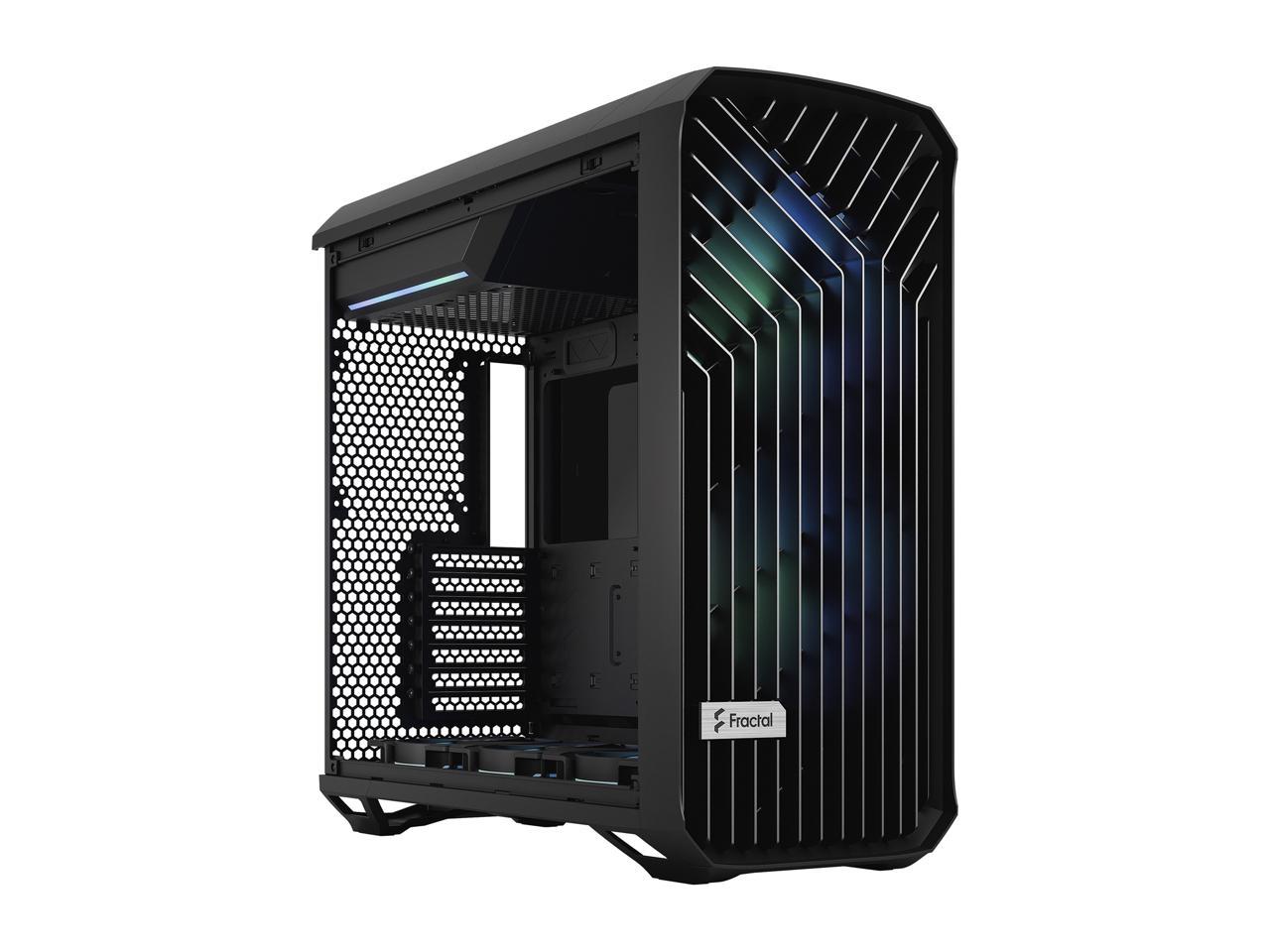Fractal Design Torrent RGB Black E-ATX Tempered Glass Window High-Airflow Mid Tower Computer Case