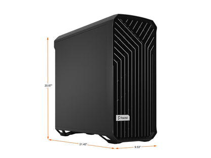 Fractal Design Torrent E-ATX Black Solid High-Airflow Mid Tower Computer Case