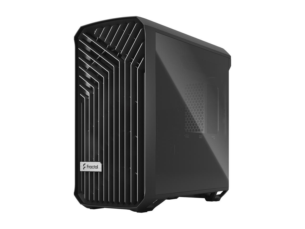 Fractal Design Torrent Compact Black TG Dark Tempered Glass High-Airflow ATX Computer Case
