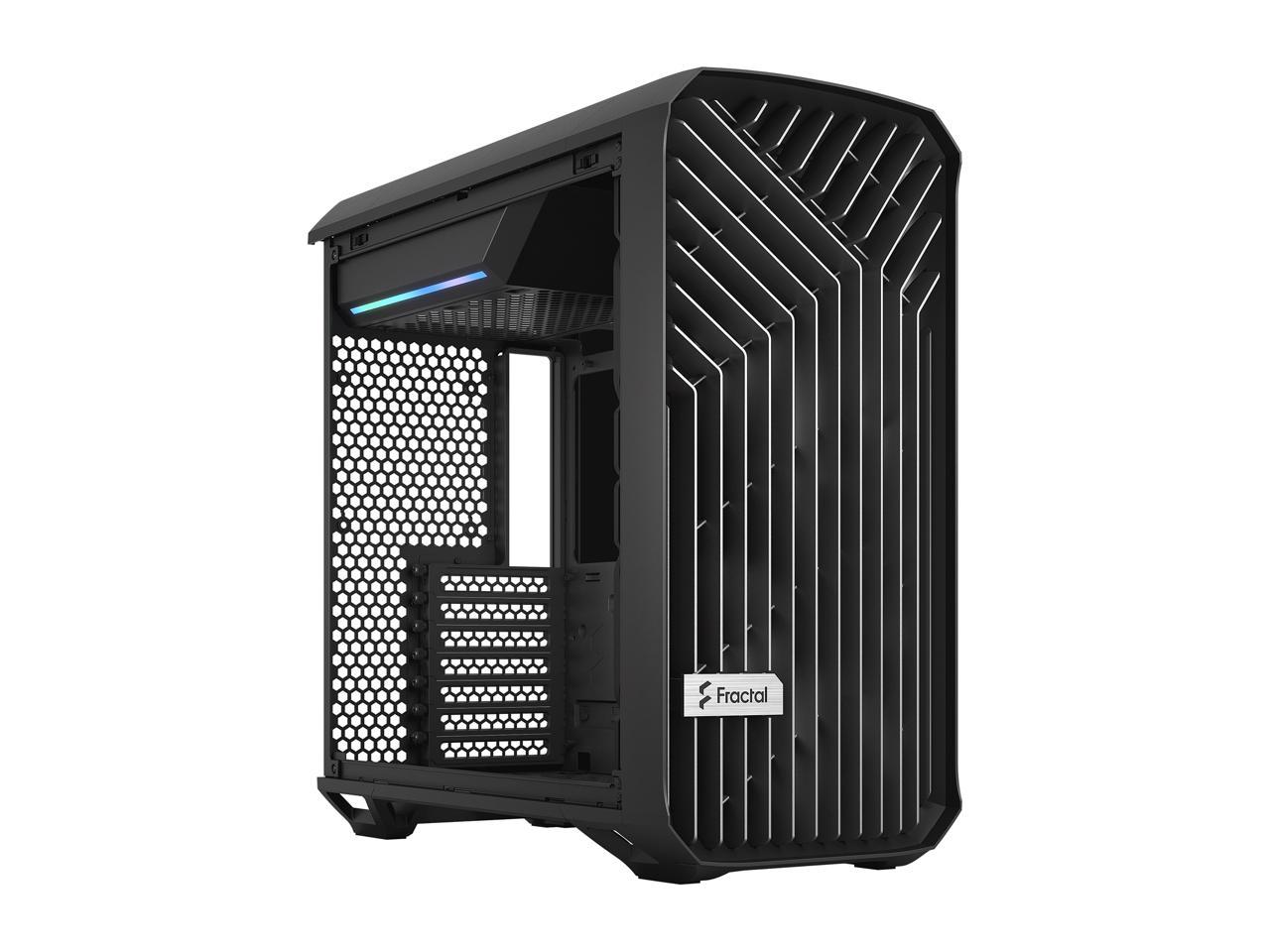Fractal Design Torrent Compact Black TG Dark Tempered Glass High-Airflow ATX Computer Case