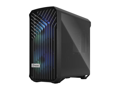 Fractal Design Torrent Compact RGB Black TG Light Tempered Glass High-Airflow ATX Computer Case