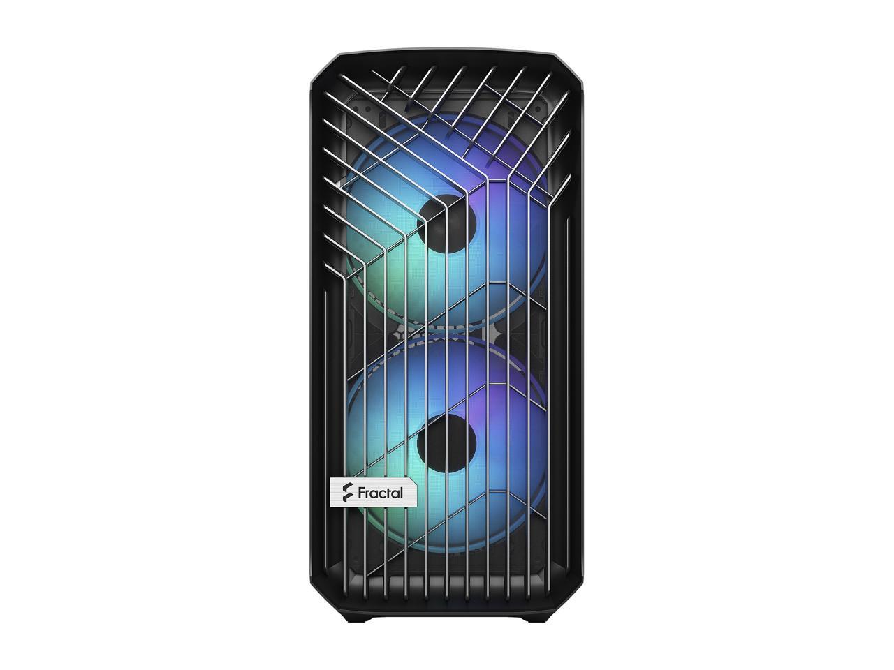 Fractal Design Torrent Compact RGB Black TG Light Tempered Glass High-Airflow ATX Computer Case