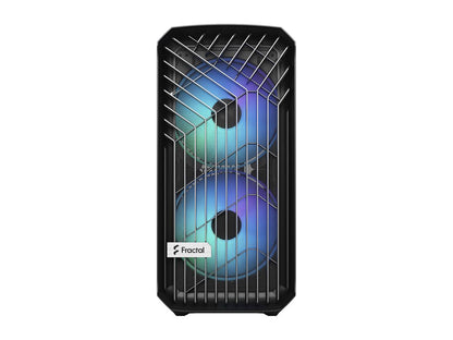 Fractal Design Torrent Compact RGB Black TG Light Tempered Glass High-Airflow ATX Computer Case