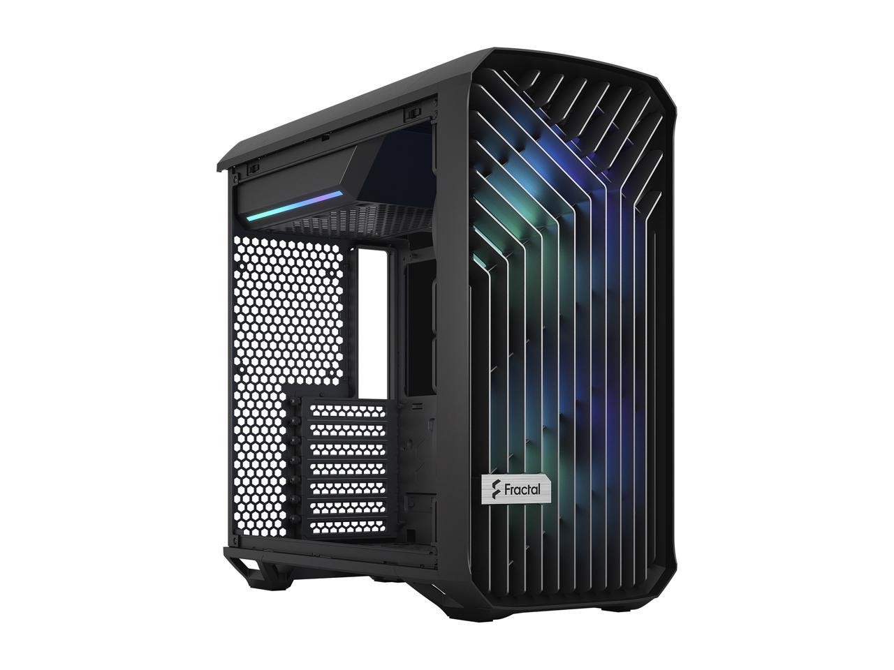 Fractal Design Torrent Compact RGB Black TG Light Tempered Glass High-Airflow ATX Computer Case