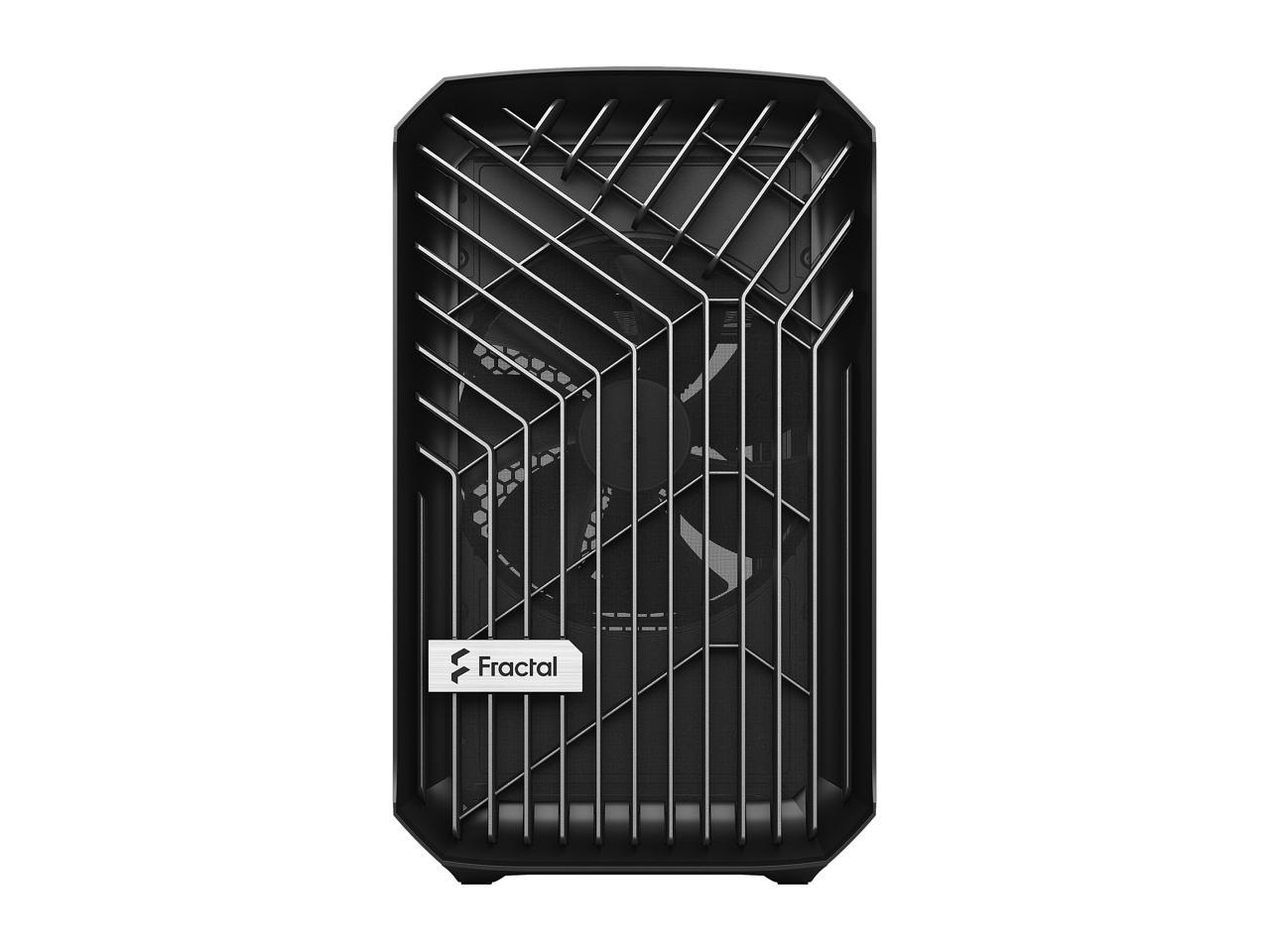 Fractal Design Torrent Nano Black TG Dark Tint Tempered Glass High-Airflow Mini-ITX Computer Case