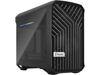 Fractal Design Torrent Nano Black TG Dark Tint Tempered Glass High-Airflow Mini-ITX Computer Case