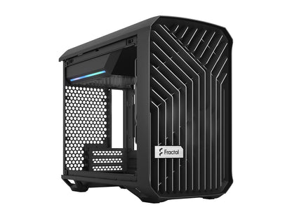 Fractal Design Torrent Nano Black TG Dark Tint Tempered Glass High-Airflow Mini-ITX Computer Case