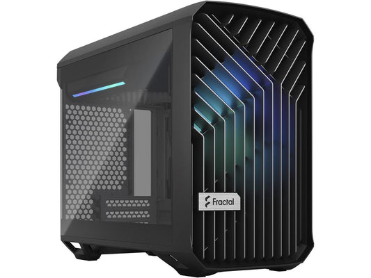 Fractal Design Torrent Nano RGB Black TG Light Tint Tempered Glass High-Airflow Mini-ITX Computer Case