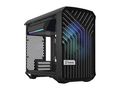 Fractal Design Torrent Nano RGB Black TG Light Tint Tempered Glass High-Airflow Mini-ITX Computer Case