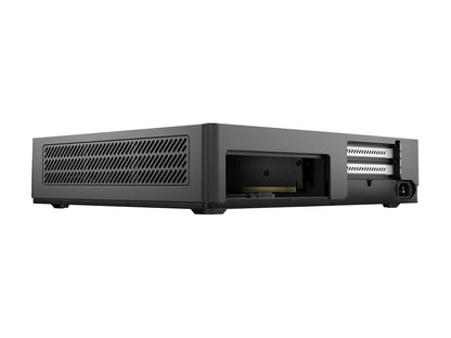 Fractal Design Node 202 Black Mini-ITX Slim Profile Compact Small Form Factor Computer Case with PCIE 3.0 Riser Card and Anode SFX Bronze 450w PSU