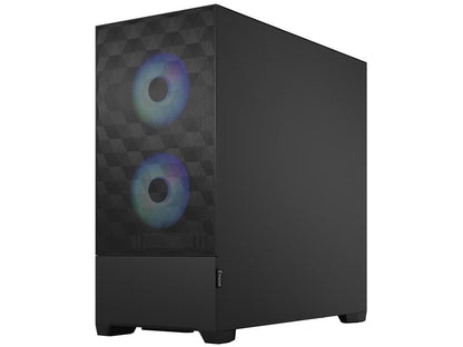 Fractal Design Pop Air RGB Black TG ATX High-Airflow Clear Tempered Glass Window Mid Tower Computer Case