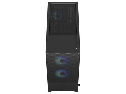 Fractal Design Pop Air RGB Black TG ATX High-Airflow Clear Tempered Glass Window Mid Tower Computer Case