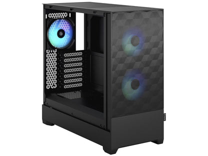 Fractal Design Pop Air RGB Black TG ATX High-Airflow Clear Tempered Glass Window Mid Tower Computer Case