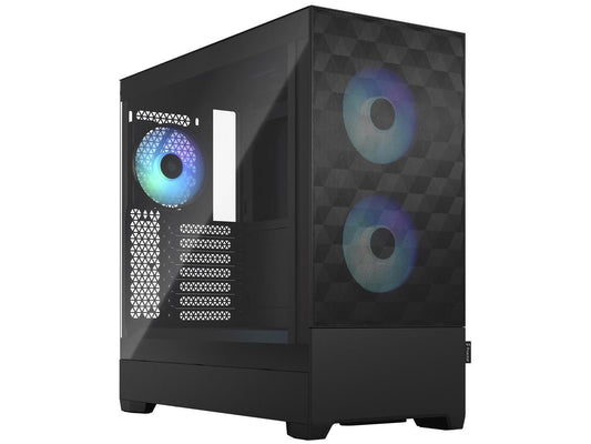 Fractal Design Pop Air RGB Black TG ATX High-Airflow Clear Tempered Glass Window Mid Tower Computer Case