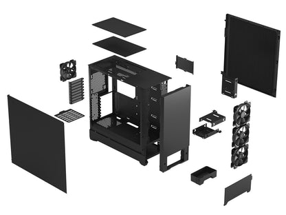 Fractal Design Pop XL Silent Black ATX Sound Damped Solid Panel Full Tower Computer Case
