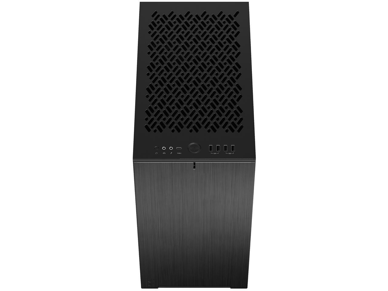 Fractal Design Define 7 Mini Black Brushed Aluminum/Steel Silent mATX Computer Case