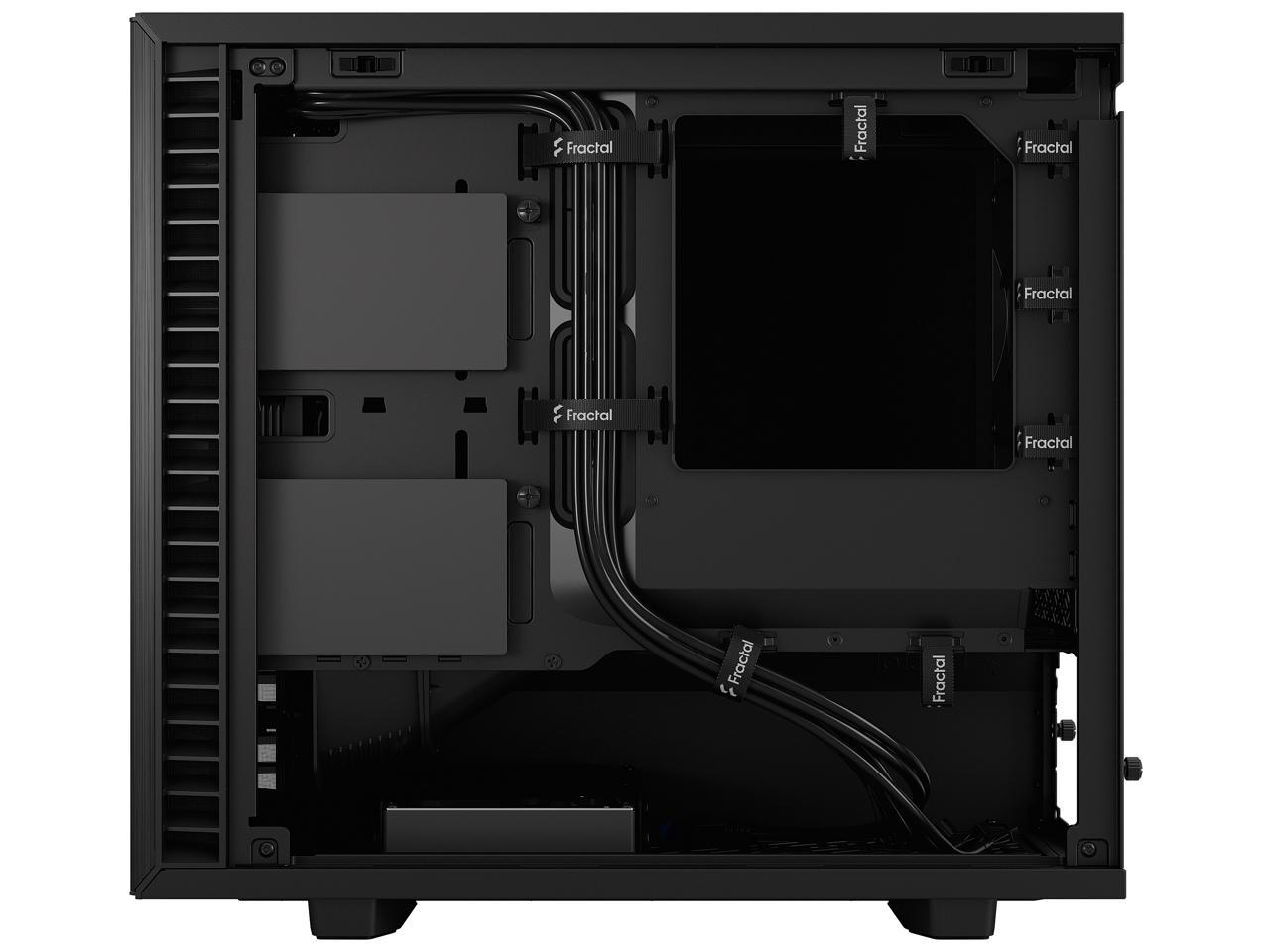 Fractal Design Define 7 Nano Black Brushed Aluminum/Steel Silent Mini ITX Solid Nano Tower Computer Case