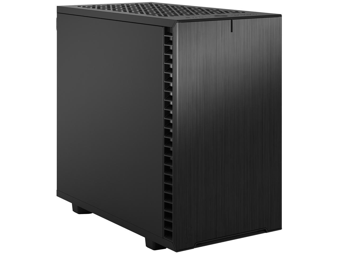 Fractal Design Define 7 Nano Black Brushed Aluminum/Steel Silent Mini ITX Solid Nano Tower Computer Case