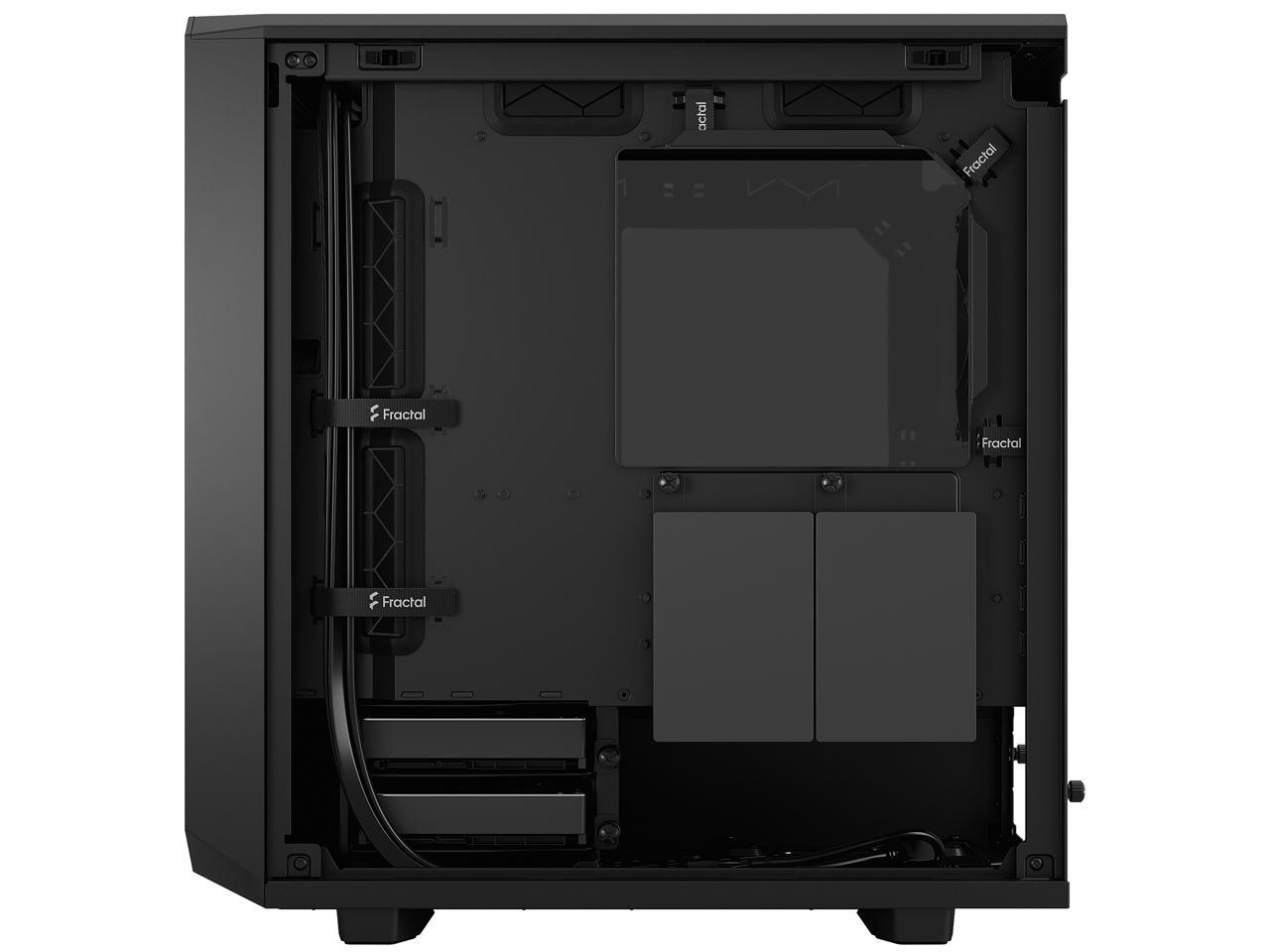 Fractal Design Meshify 2 Mini Black TG mATX High-Airflow Dark Tinted Tempered Glass Window Computer Case