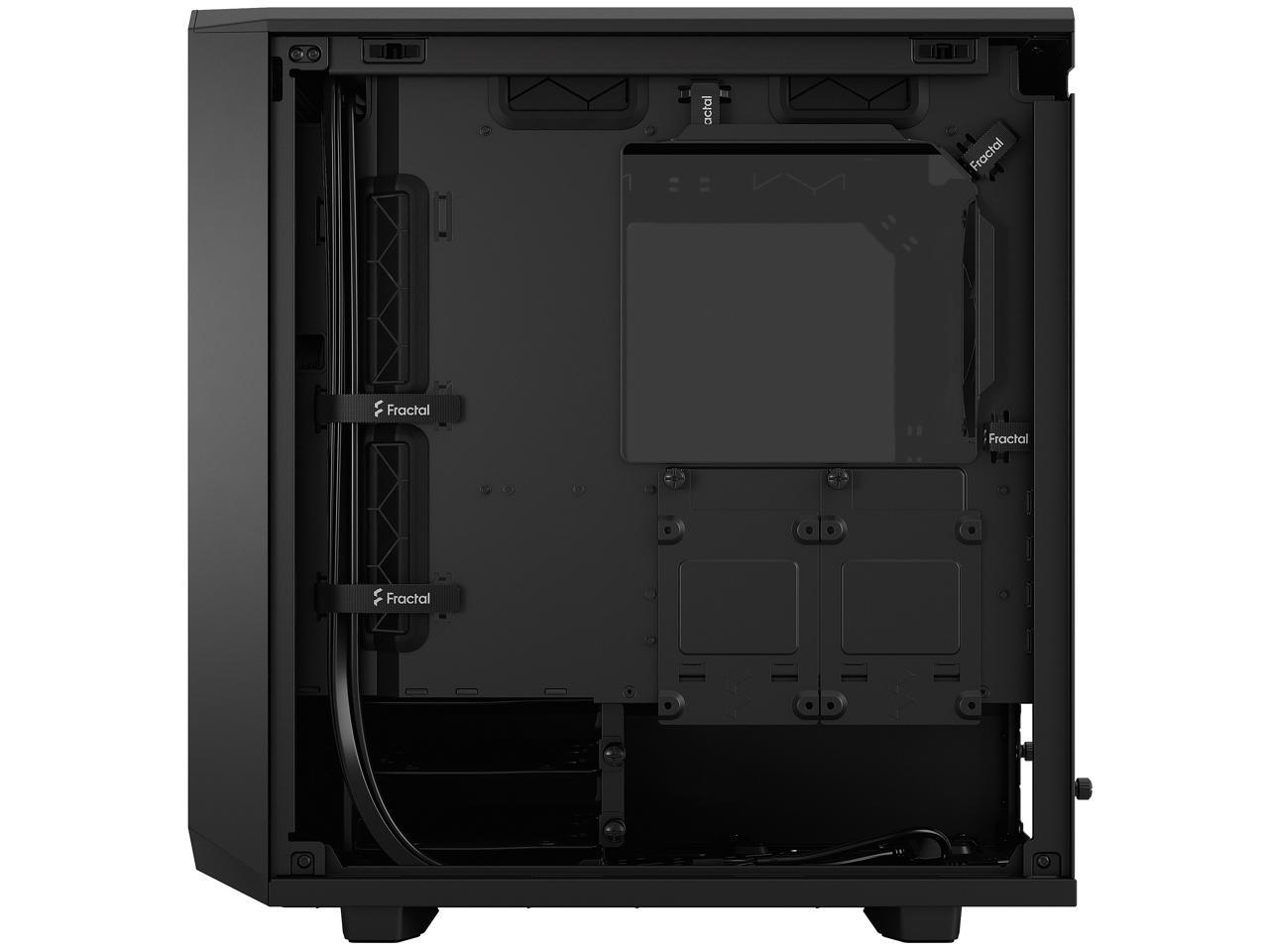 Fractal Design Meshify 2 Mini Black TG mATX High-Airflow Dark Tinted Tempered Glass Window Computer Case