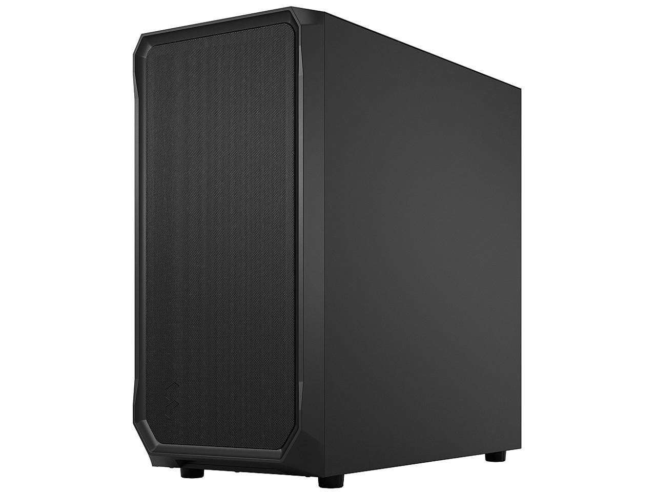 Fractal Design Focus 2 Black ATX mATX Mini ITX Solid Mid Tower Computer Case