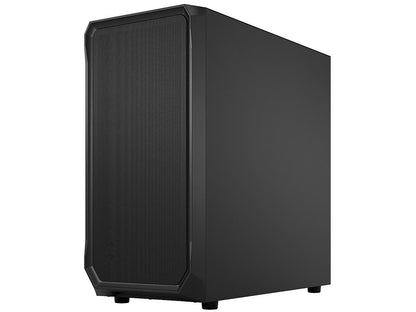 Fractal Design Focus 2 Black ATX mATX Mini ITX Solid Mid Tower Computer Case