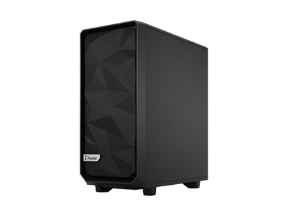 Fractal Design Meshify 2 Compact Lite Black TG High-Airflow Light Tinted Tempered Glass Window PC ATX Mid Tower Computer Case