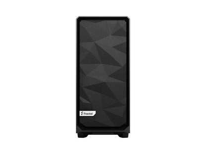 Fractal Design Meshify 2 Compact Lite Black TG High-Airflow Light Tinted Tempered Glass Window PC ATX Mid Tower Computer Case