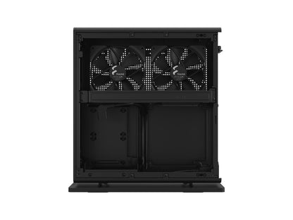 Fractal Design Ridge Black Mini-ITX Slim Small Form Factor Console PC Case with PCIe 3.0 Riser