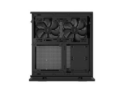 Fractal Design Ridge Black Mini-ITX Slim Small Form Factor Console PC Case with PCIe 3.0 Riser