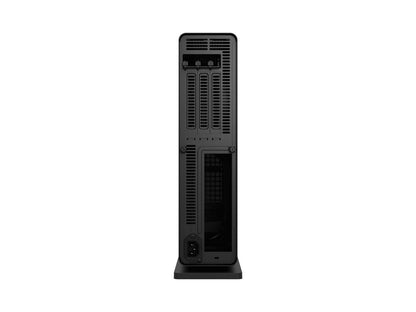 Fractal Design Ridge Black Mini-ITX Slim Small Form Factor Console PC Case with PCIe 3.0 Riser