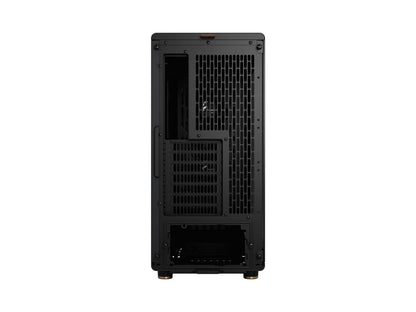 Fractal Design North ATX mATX Mid Tower PC Case - North Charcoal Black with Walnut Front and Dark Tinted TG Side Panel