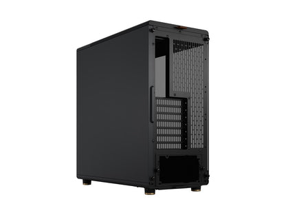 Fractal Design North ATX mATX Mid Tower PC Case - North Charcoal Black with Walnut Front and Dark Tinted TG Side Panel